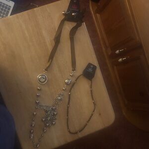 NWT-Elegant Silver‎ and Gold Necklace Set